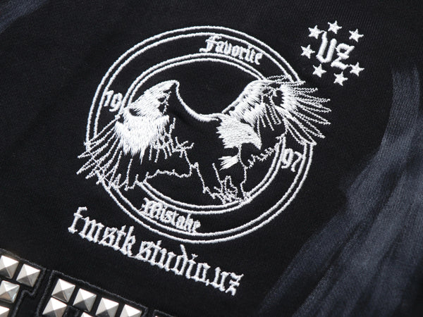 FM UNIVERSITY STUDDED HOODIE